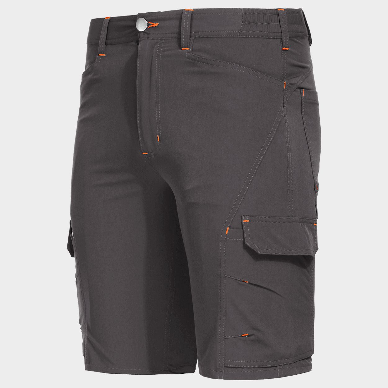 Работен къс панталон VIGOR GREY/ORANGE - 4