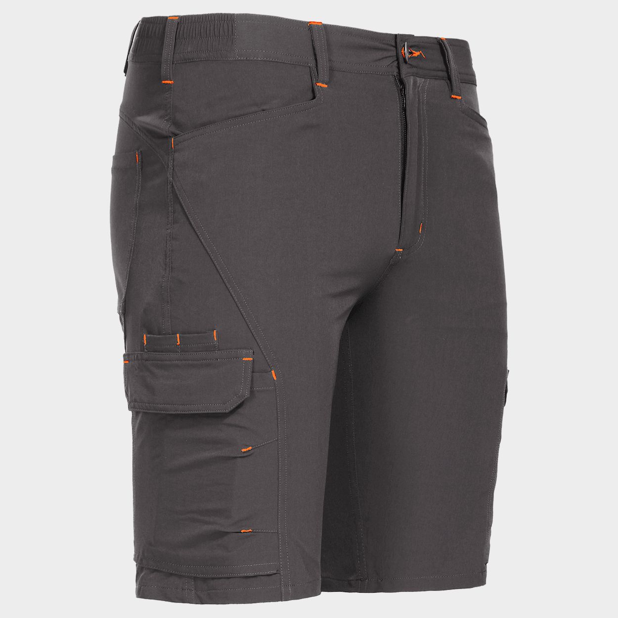 Работен къс панталон VIGOR GREY/ORANGE - 5