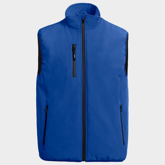 Work softshell vest REEF PAD SOFTSHELL ROYAL BLUE - 1