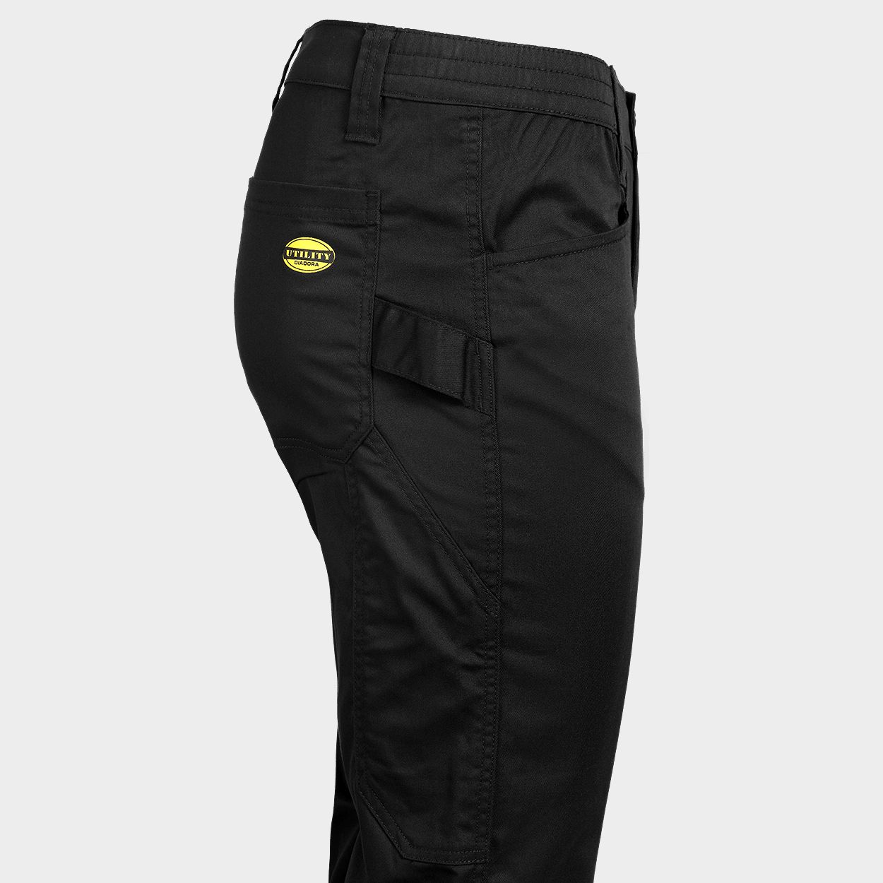 Работен панталон DIADORA POLY STRETCH SMART 2.0 BLACK - 5