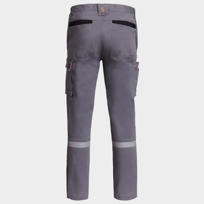 Pantaloni de lucru MELBOURNE STRETCH GREY/BLACK - 2