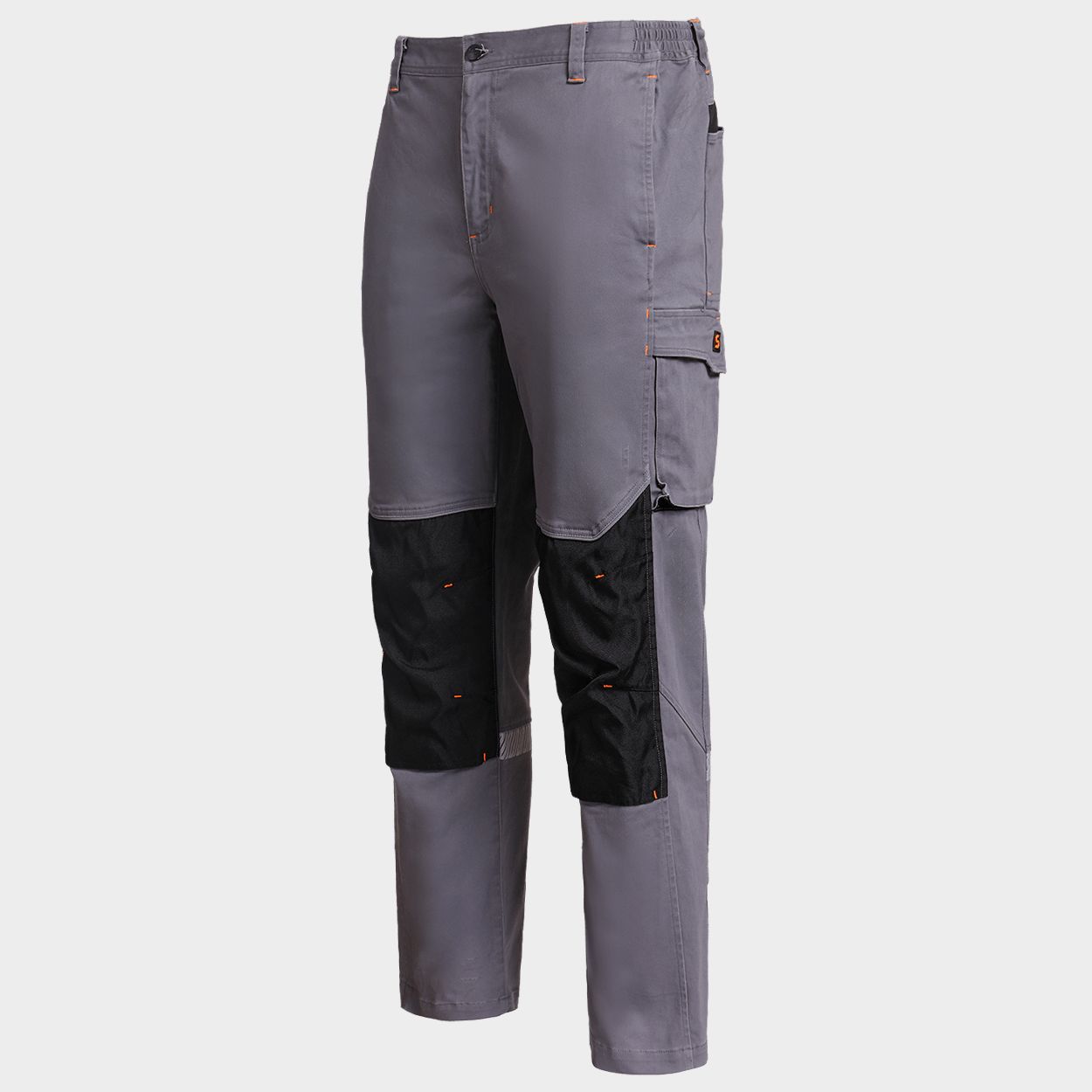 Pantaloni de lucru MELBOURNE STRETCH GREY/BLACK - 3