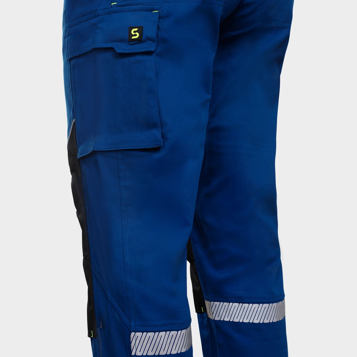 Pantaloni de lucru MELBOURNE STRETCH SPECIAL ROYAL BLUE/BLACK - 4