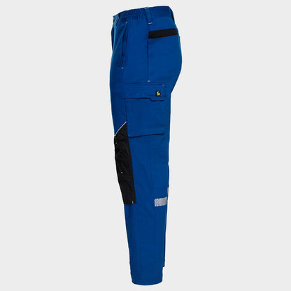 Pantaloni de lucru MELBOURNE STRETCH SPECIAL ROYAL BLUE/BLACK - 5
