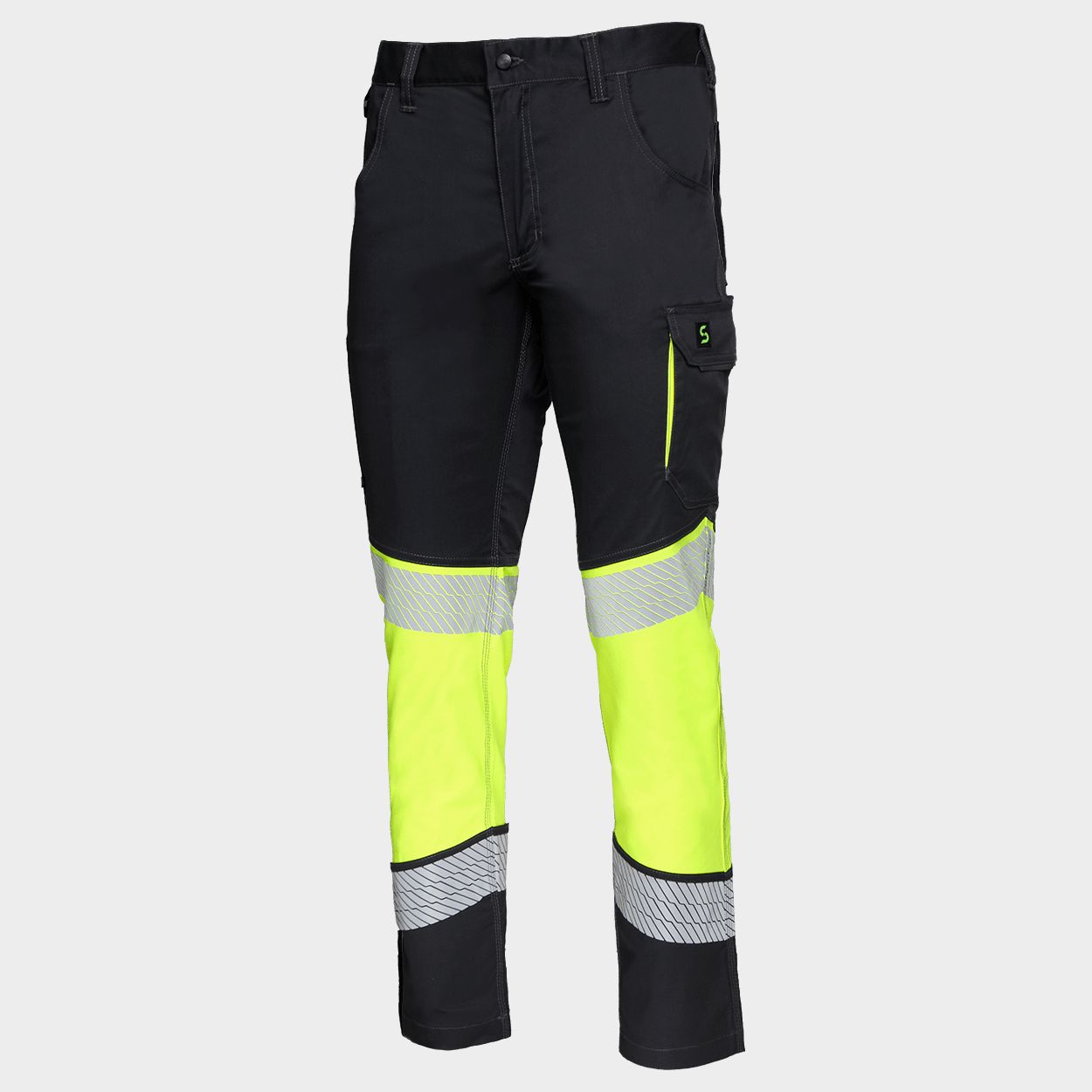 Παντελόνι εργασίας PRIMO HV LIGHT STRETCH YELLOW - 4