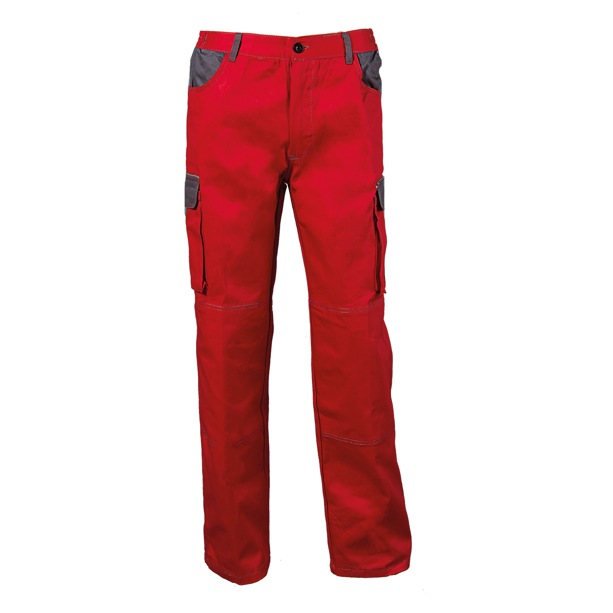 ASIMO TROUSERS Работен панталон 100% П,червен T-002R