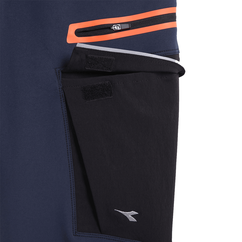 Работен панталон DIADORA PANT HYBRID CARGO BLACK/BLUE - 2