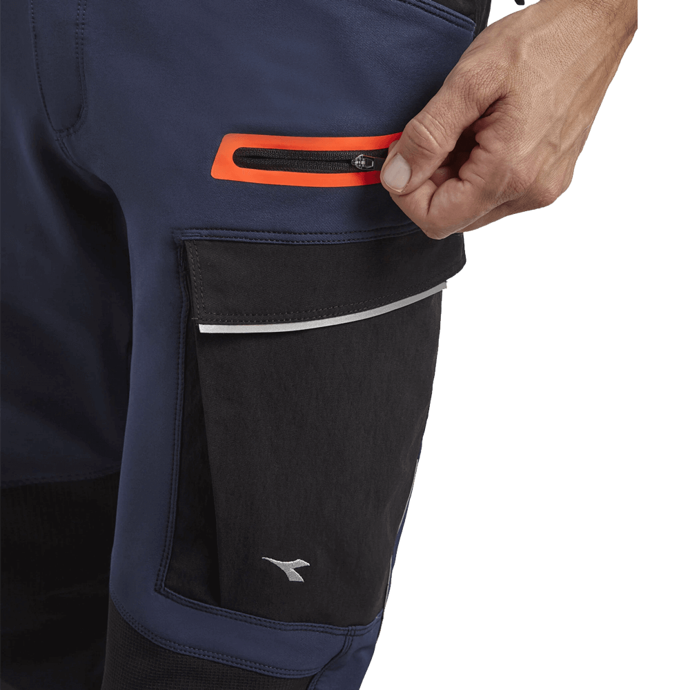 Работен панталон DIADORA PANT HYBRID CARGO BLACK/BLUE - 3