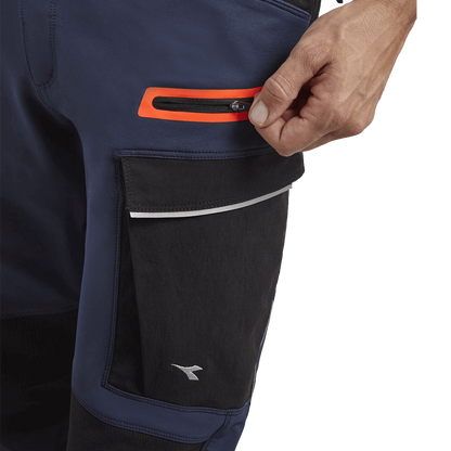 Работен панталон DIADORA PANT HYBRID CARGO BLACK/BLUE - 3