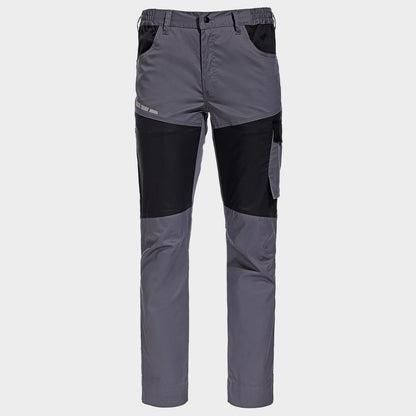 Работен панталон EOS STRETCH LIGHT GREY/DARK GREY - 1