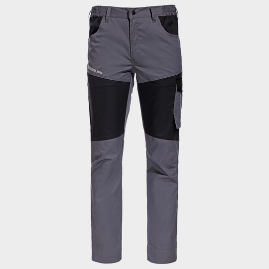 Работен панталон EOS STRETCH LIGHT GREY/DARK GREY - 1