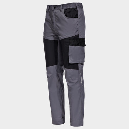 Работен панталон EOS STRETCH LIGHT GREY/DARK GREY - 3