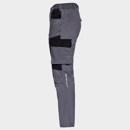 Работен панталон EOS STRETCH LIGHT GREY/DARK GREY - 4