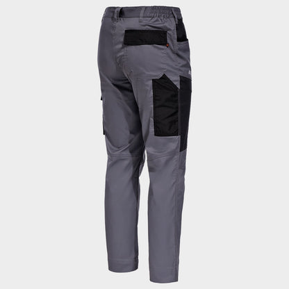 Работен панталон EOS STRETCH LIGHT GREY/DARK GREY - 5