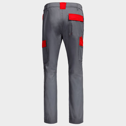 Work trousers EOS STRETCH RED/GREY - 3