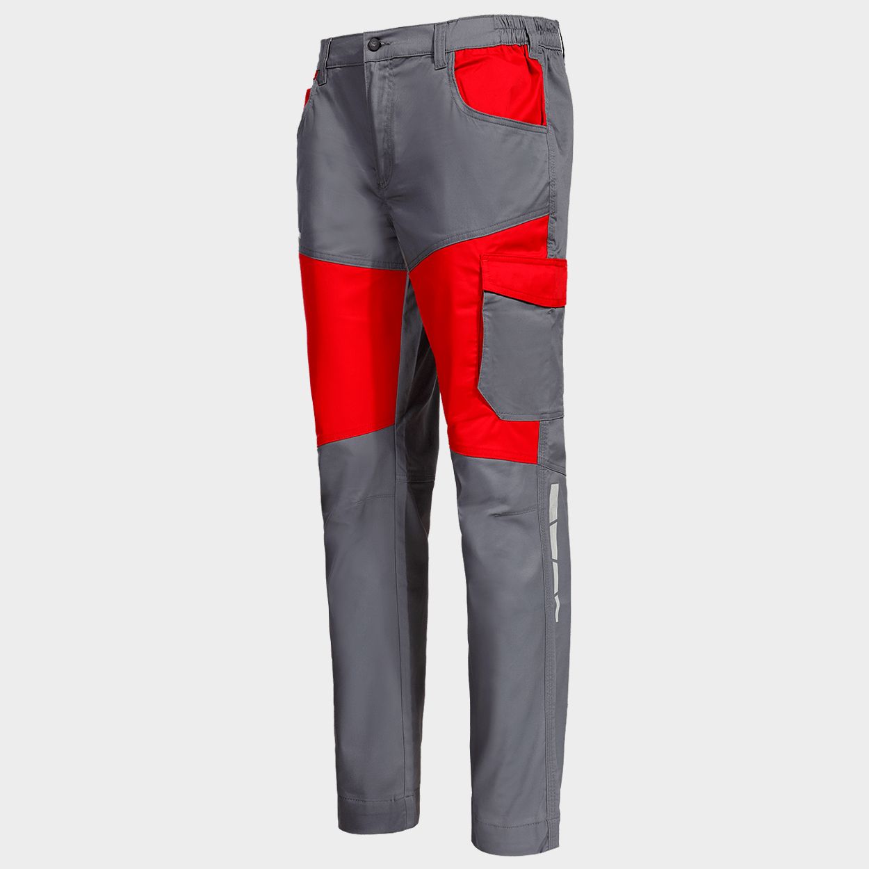 Work trousers EOS STRETCH RED/GREY - 4