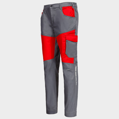 Work trousers EOS STRETCH RED/GREY - 4