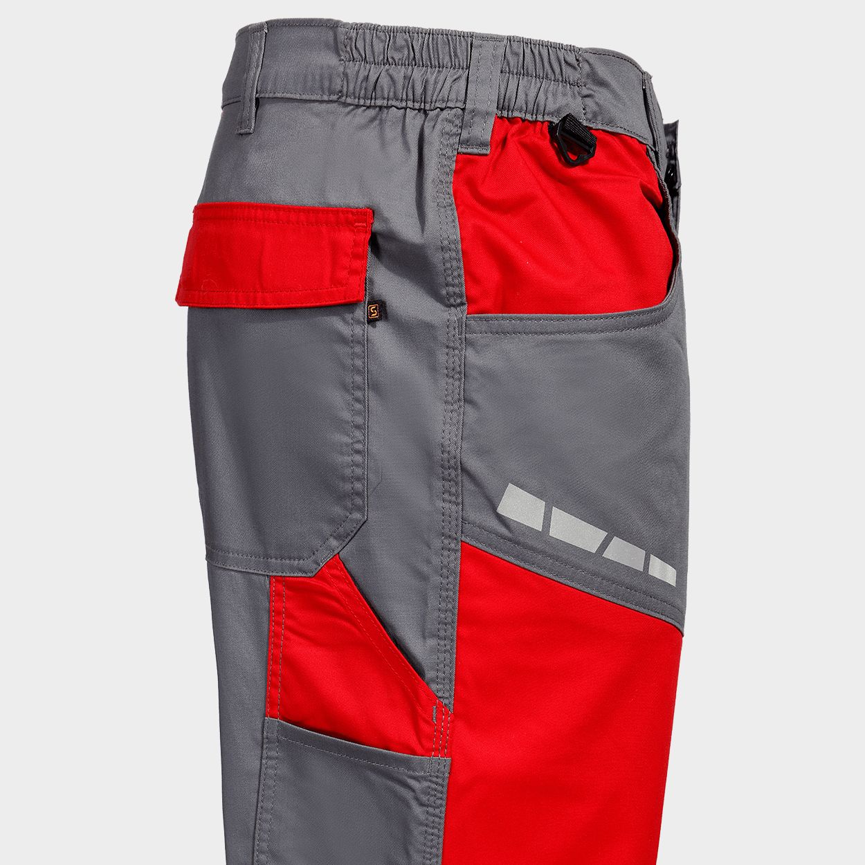 Work trousers EOS STRETCH RED/GREY - 5