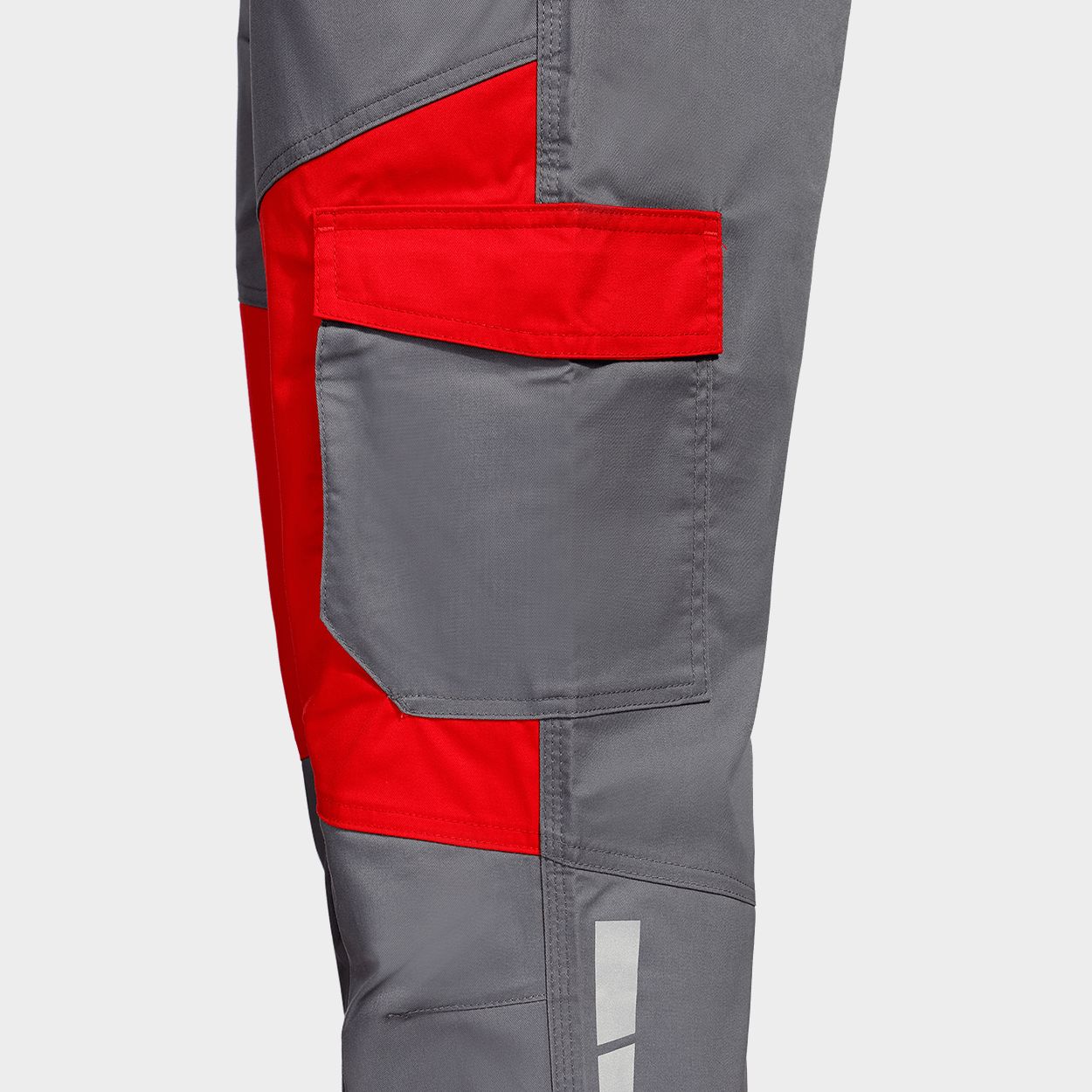 Work trousers EOS STRETCH RED/GREY - 8