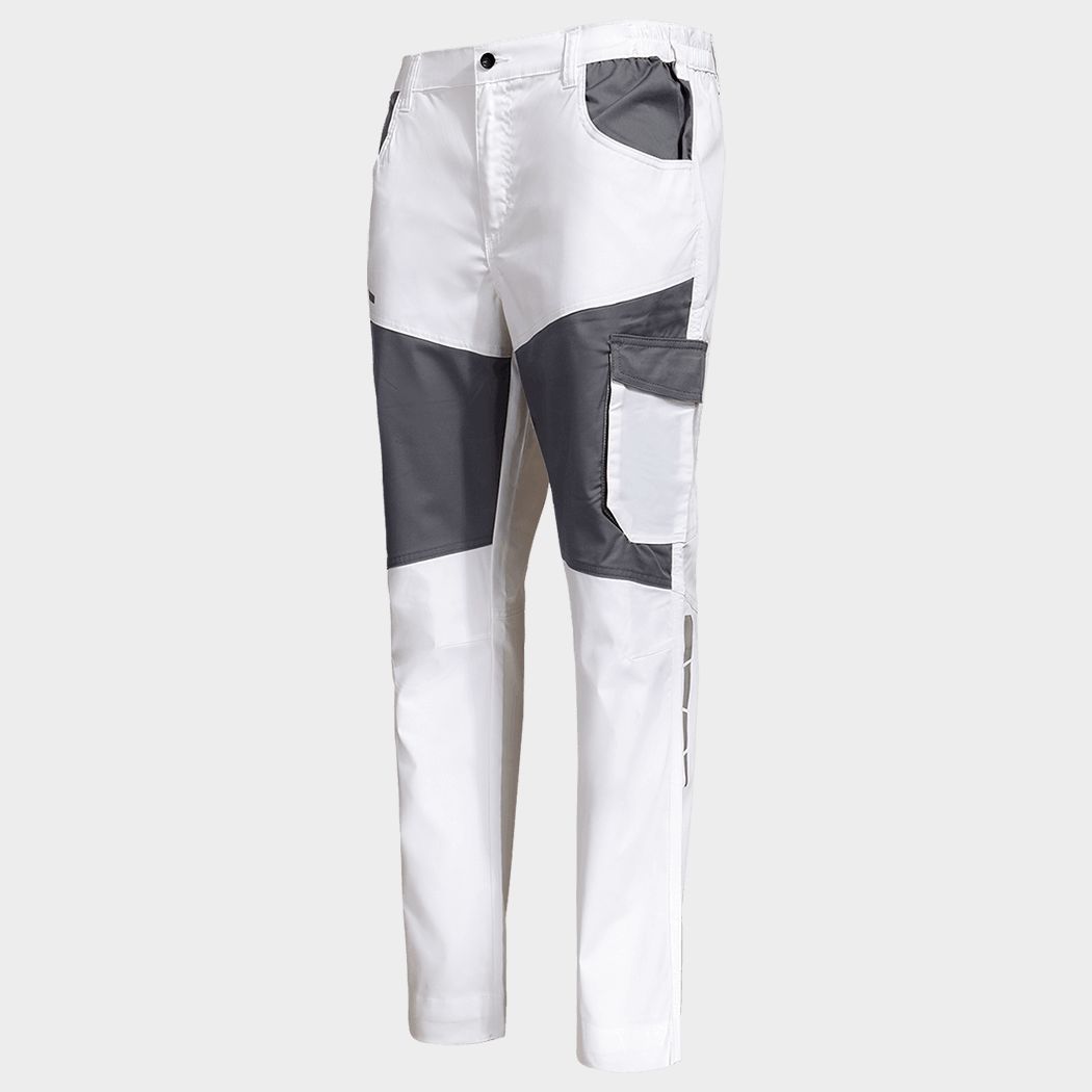 Work trousers EOS STRETCH WHITE/GREY - 3