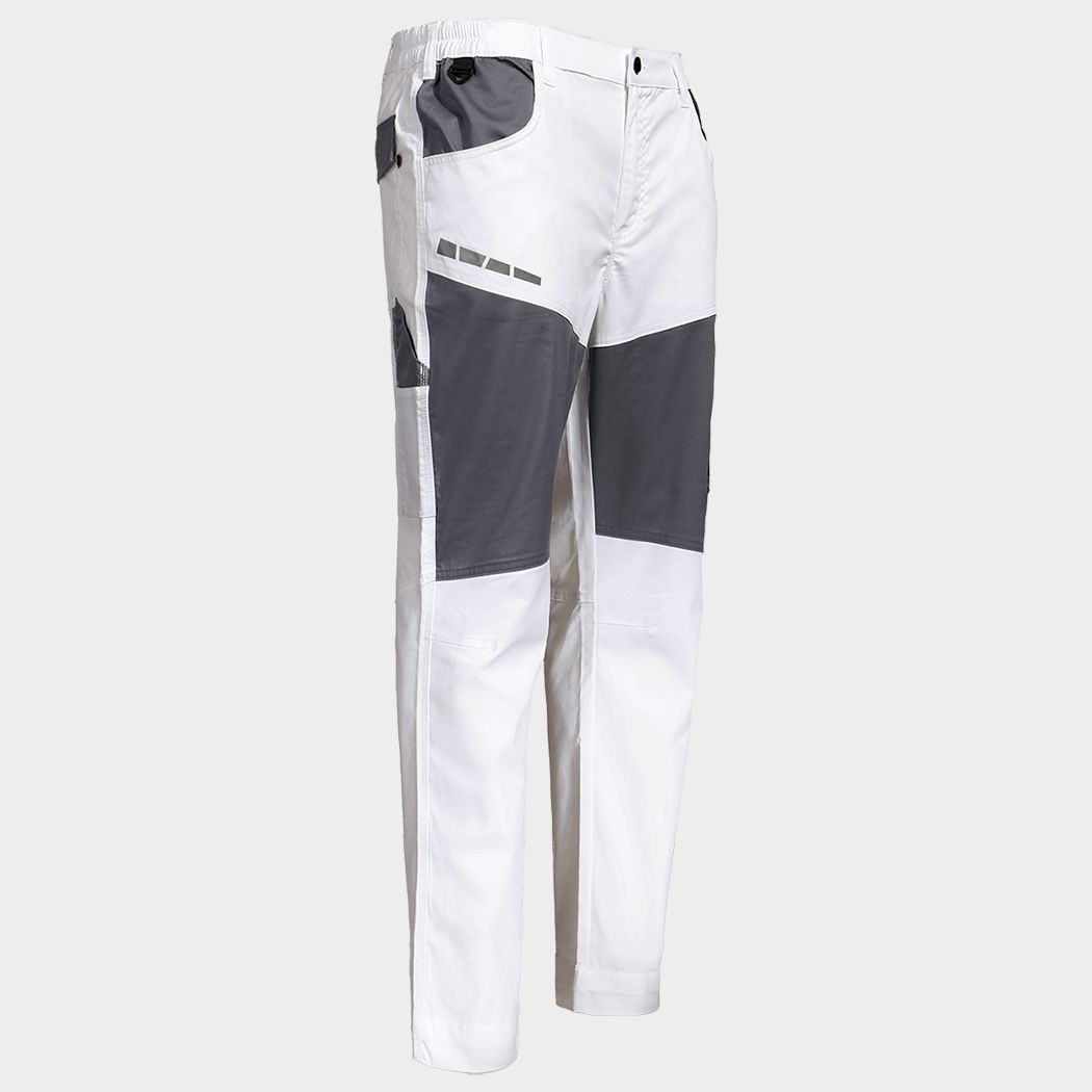 Work trousers EOS STRETCH WHITE/GREY - 4