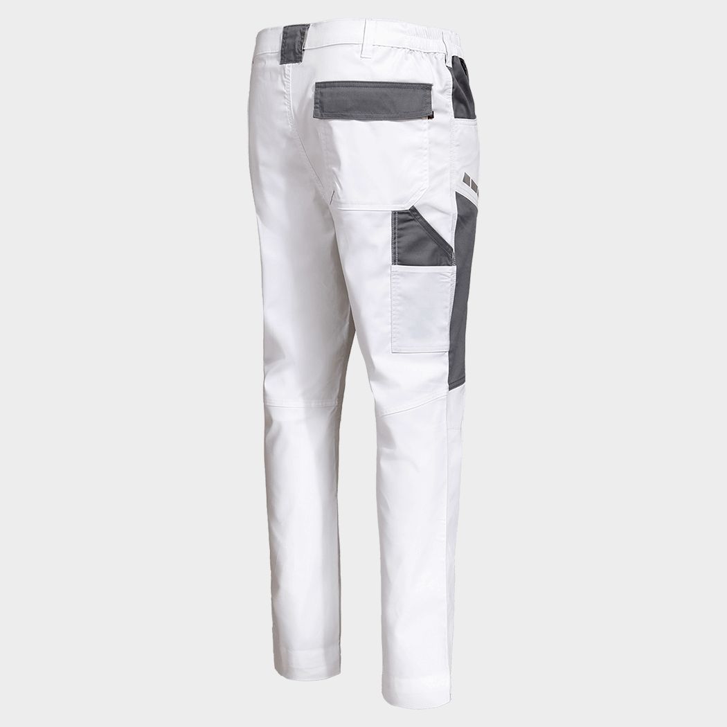 Work trousers EOS STRETCH WHITE/GREY - 5