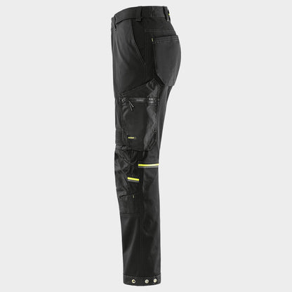 Работен панталон FLEX CRAFTSMAN STRETCH BLACK - 3