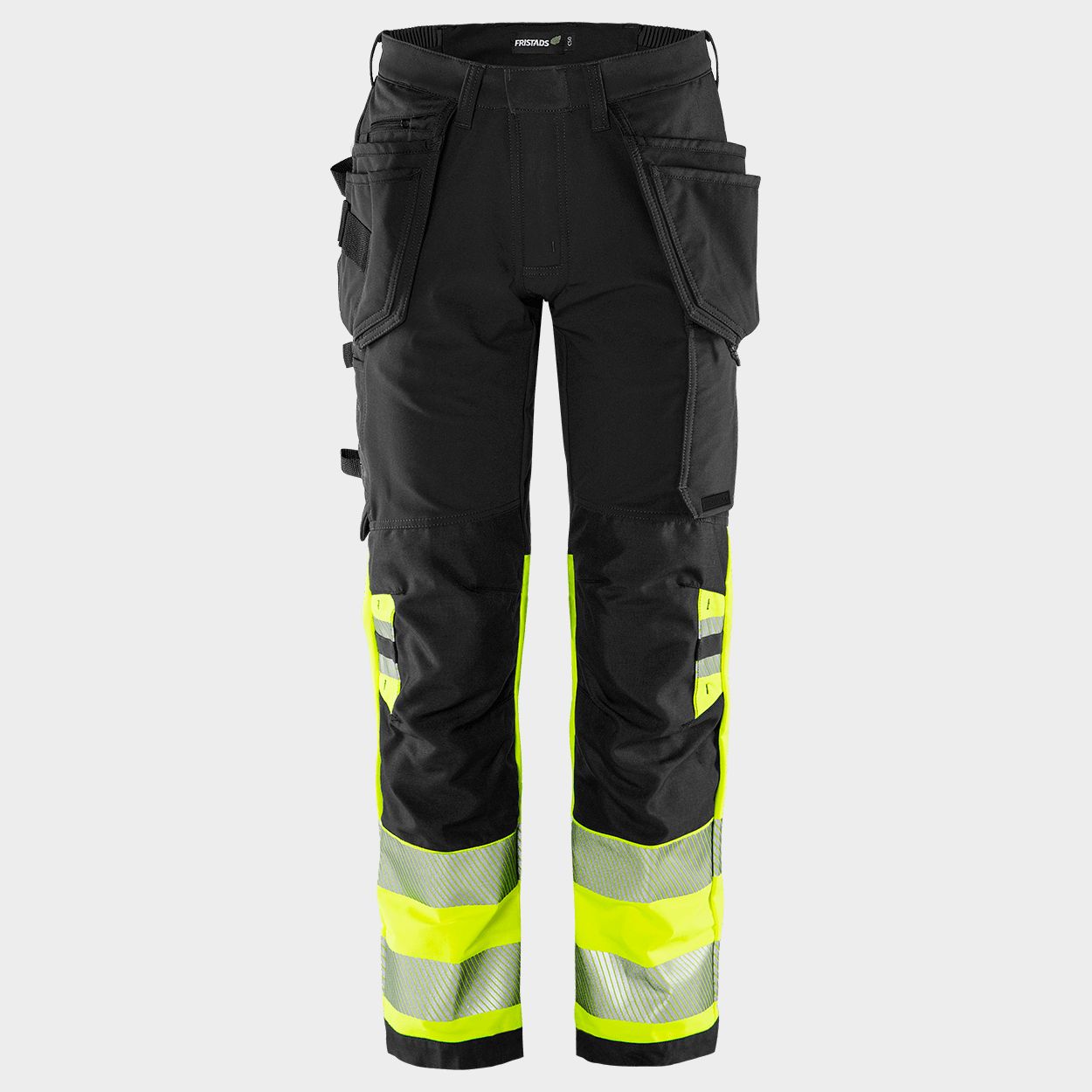 Работен панталон FRISTADS CRAFTSMAN HV YELLOW/BLACK - 1
