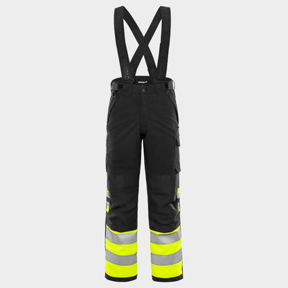 Pantaloni de lucru FRISTADS HV WINTER GALBEN/NEGRU - 1