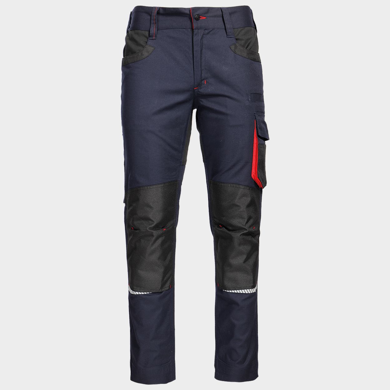 Work trousers KASTOR STRETCH DARK BLUE/RED - 1