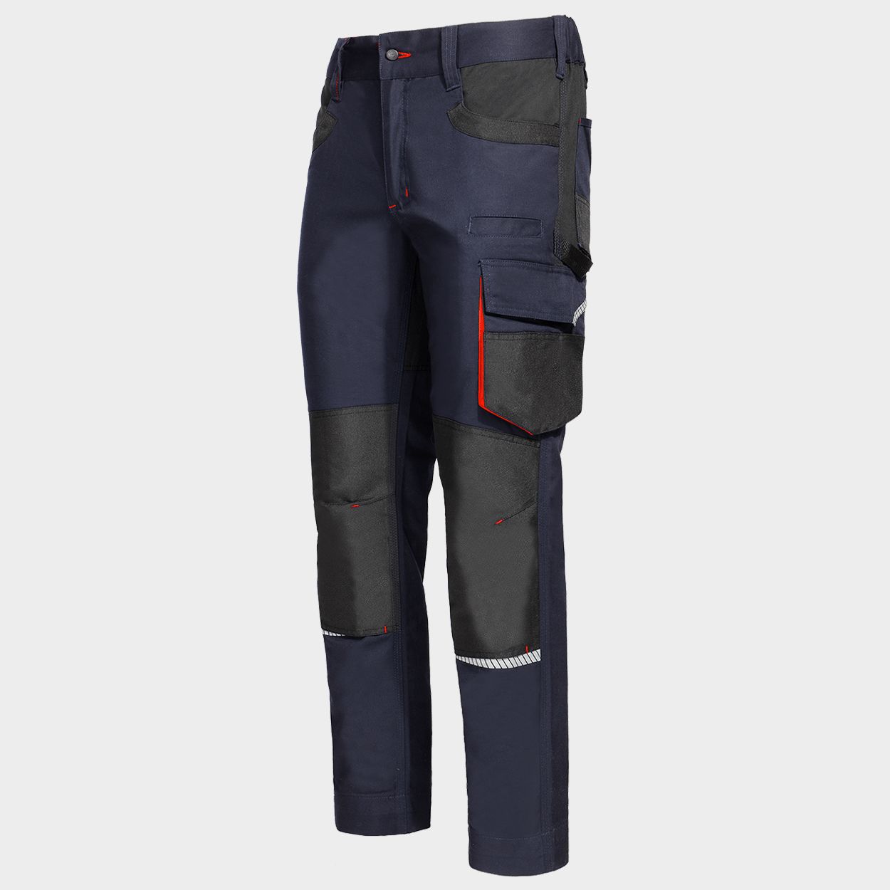 Work trousers KASTOR STRETCH DARK BLUE/RED - 4