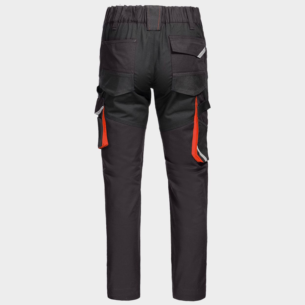Work trousers KASTOR STRETCH GREY/ORANGE - 2