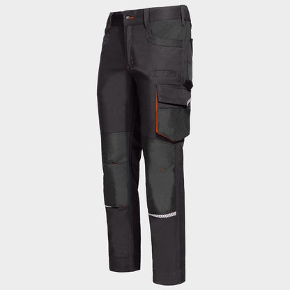 Work trousers KASTOR STRETCH GREY/ORANGE - 3