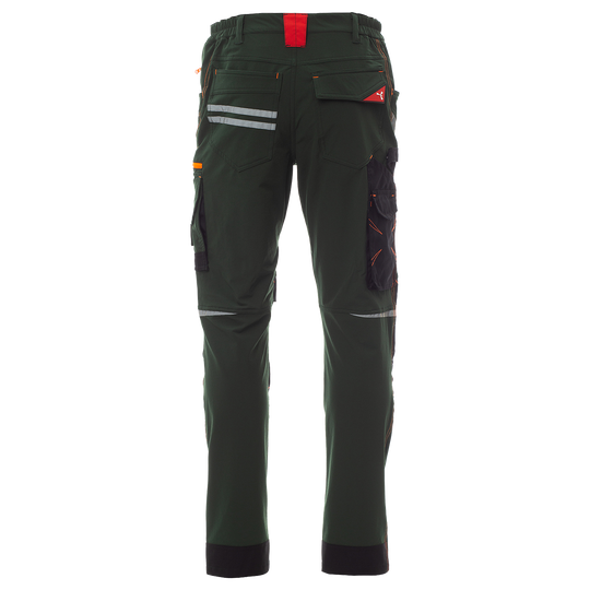 Work trousers PAYPER NEXT 4W GREEN/BLACK - 2