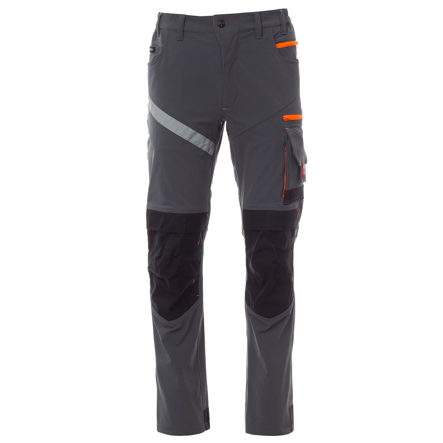 Work trousers PAYPER NEXT 4W GREY/BLACK - 1
