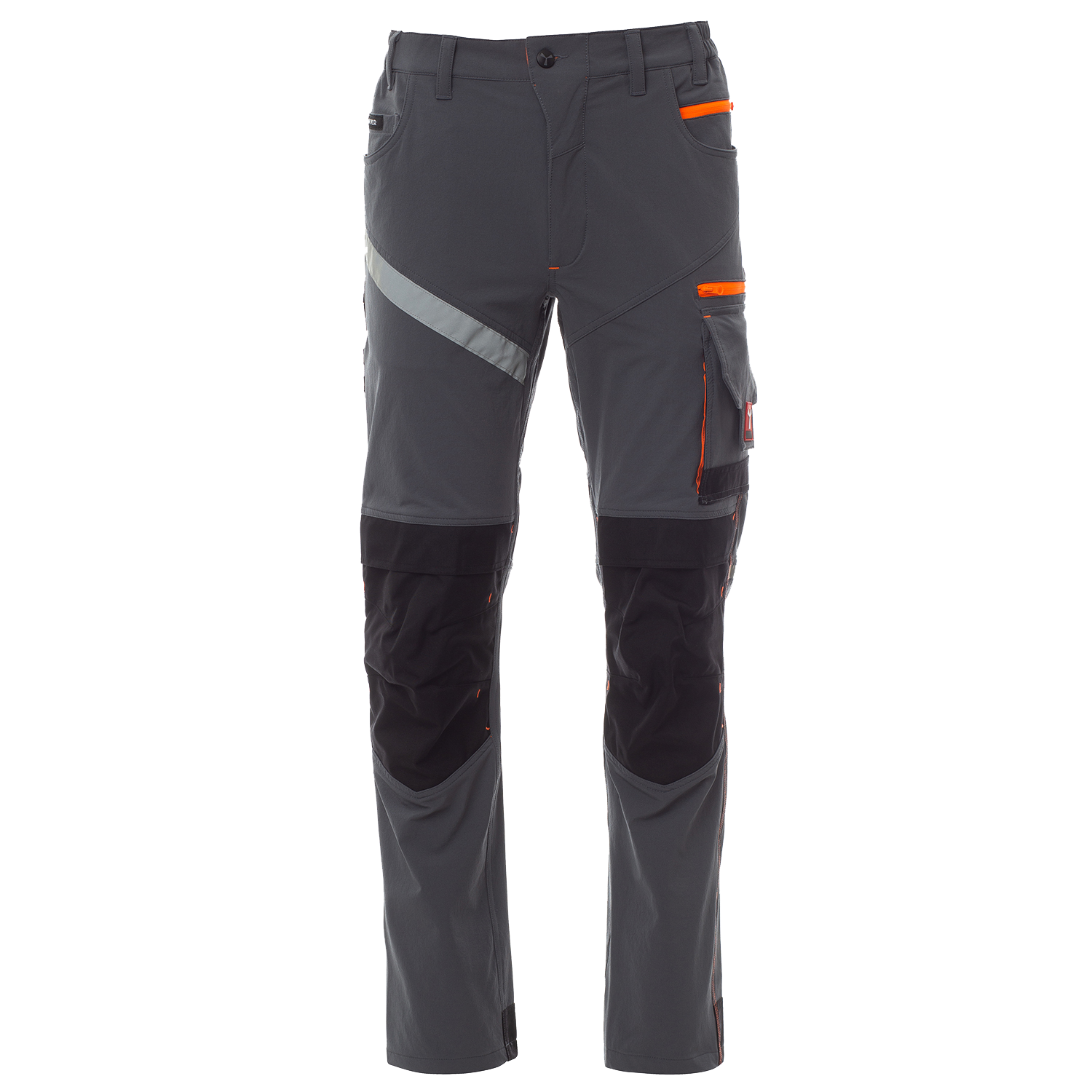 Work trousers PAYPER NEXT 4W GREY/BLACK - 1