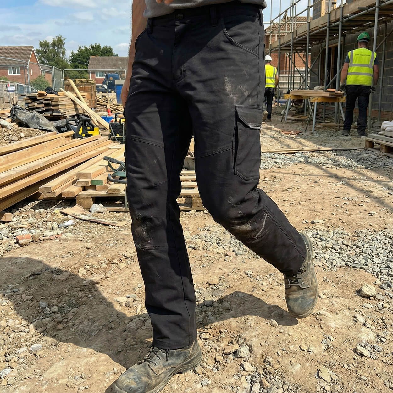 Work trousers PRIMO MECHANICAL STRETCH BLACK - 3