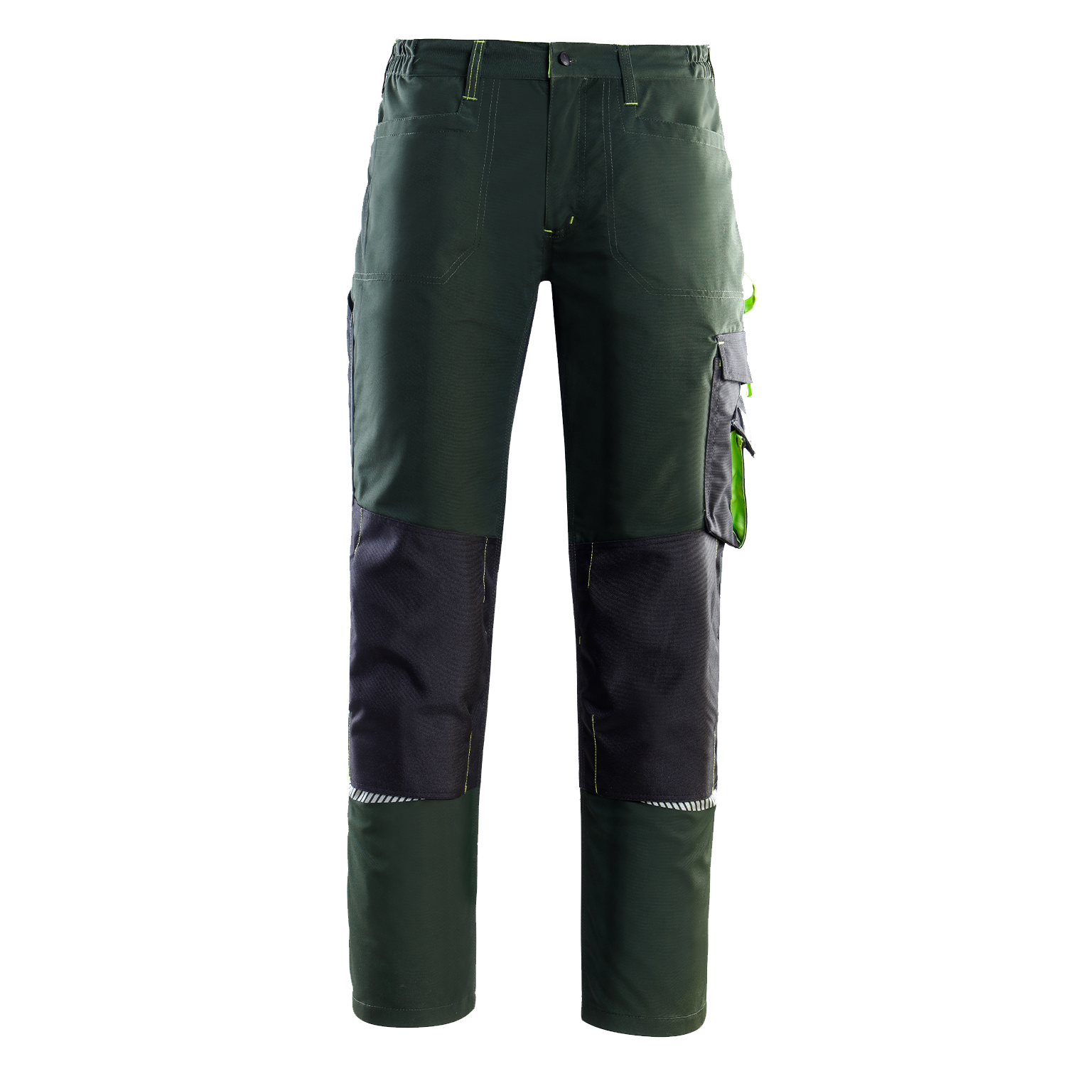 Work trousers PRISMA GREEN/BLACK - 1