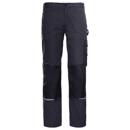 Work trousers PRISMA GREY/ROYAL BLUE - 1