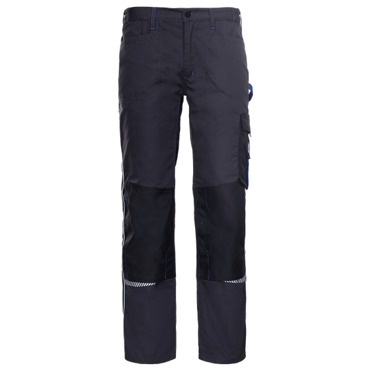 Pantaloni de lucru PRISMA GRI/ALBASTRU REGAL - 1