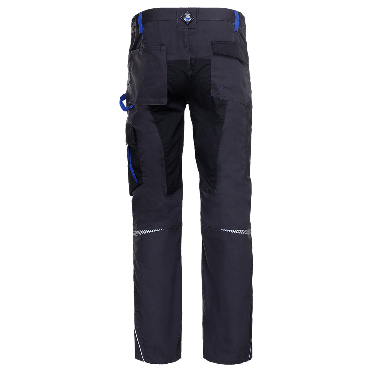 Work trousers PRISMA GREY/ROYAL BLUE - 2