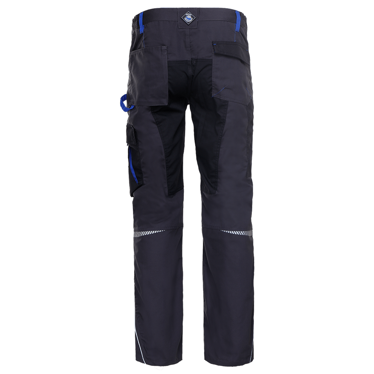 Work trousers PRISMA GREY/ROYAL BLUE - 2