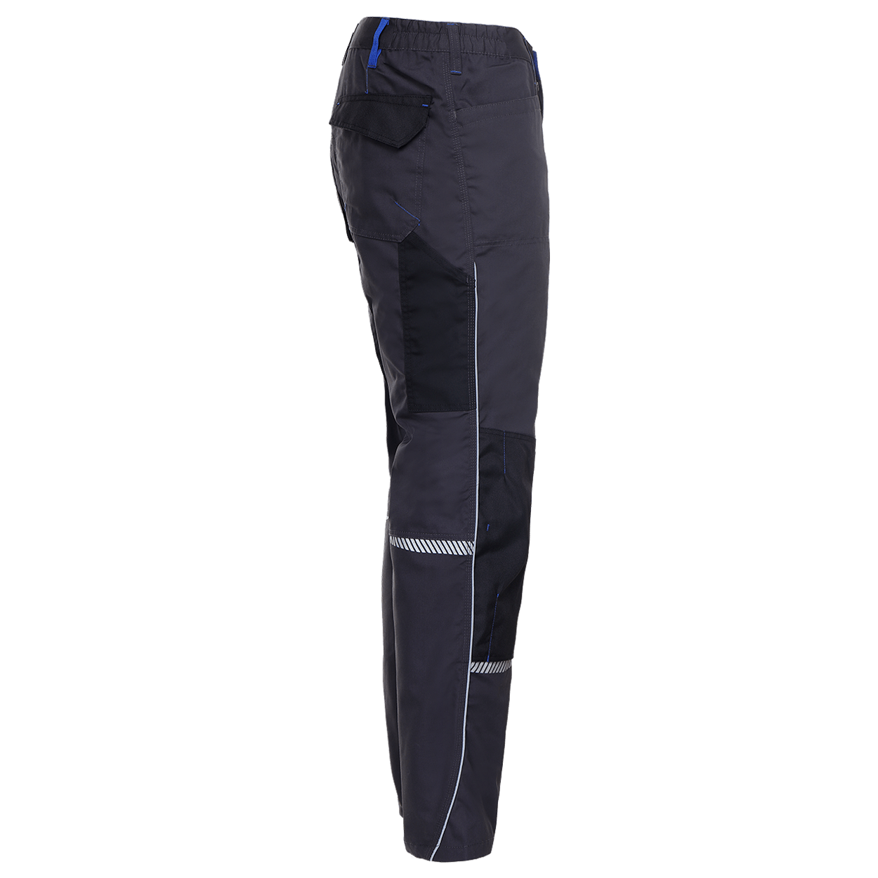 Work trousers PRISMA GREY/ROYAL BLUE - 4