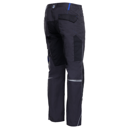 Work trousers PRISMA GREY/ROYAL BLUE - 5