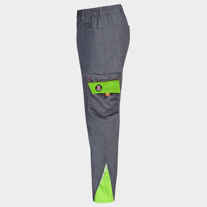 Work trousers PRISMA LIGHT STRETCH GREY/GREEN - 3