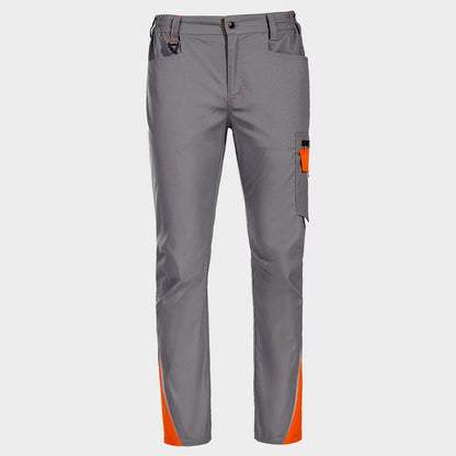 Παντελόνι εργασίας PRISMA LIGHT STRETCH GREY/ORANGE - 1