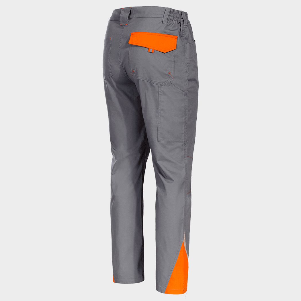 Παντελόνι εργασίας PRISMA LIGHT STRETCH GREY/ORANGE - 6