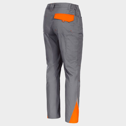 Παντελόνι εργασίας PRISMA LIGHT STRETCH GREY/ORANGE - 6