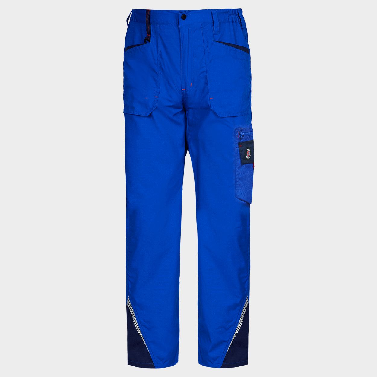 Work trousers PRISMA LIGHT STRETCH ROYAL BLUE/NAVY - 1