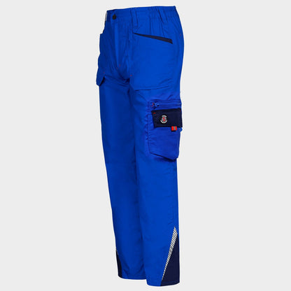 Work trousers PRISMA LIGHT STRETCH ROYAL BLUE/NAVY - 3